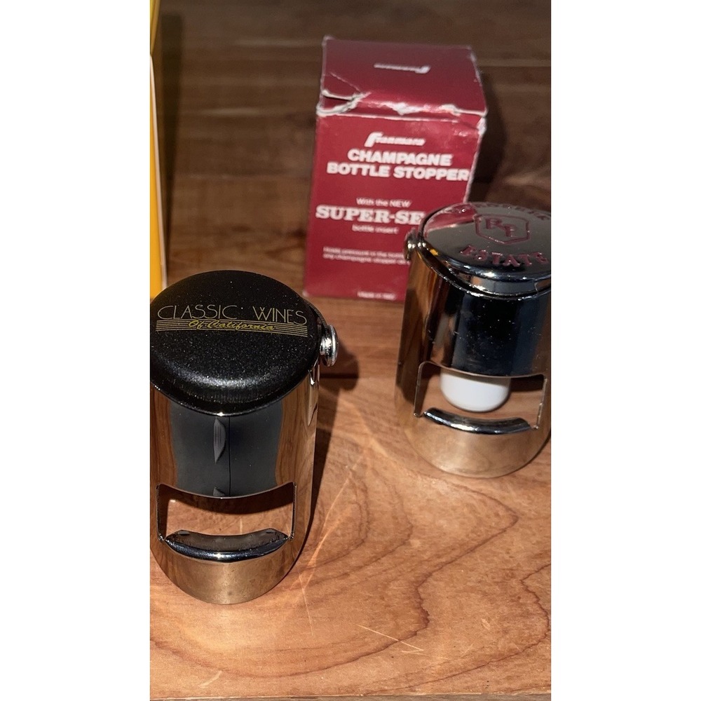 Franmara Super Seal Champagne Bottle Stopper Original Box Super-Seal Italy (2)